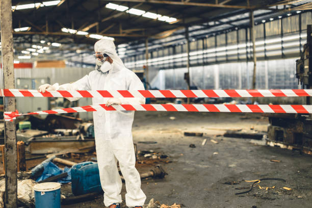 Professional Trauma Scene Cleanup technician working in Stoneham, CO